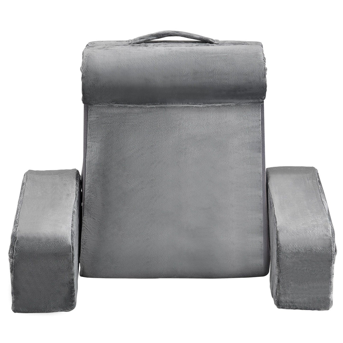 Reading Pillow, Backrest Support Pillow with Arm and 3 Pockets, Large Size Bed Pillow with Removable Headrest V952-CSYDZHS00000R36OL001V0