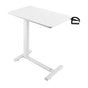 Overbed Table, Mobile Bed Side Table with 4 Hidden Wheels, Height Adjustable Rolling Laptop Desk with Cup V952-CSZGXDZZCSPBL8D3V001V0