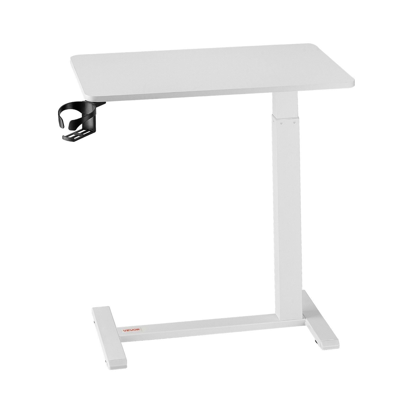 Overbed Table, Mobile Bed Side Table with 4 Hidden Wheels, Height Adjustable Rolling Laptop Desk with Cup V952-CSZGXDZZCSPBL8D3V001V0