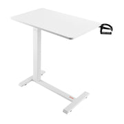 Overbed Table, Mobile Bed Side Table with 4 Hidden Wheels, Height Adjustable Rolling Laptop Desk with Cup V952-CSZGXDZZCSPBL8D3V001V0