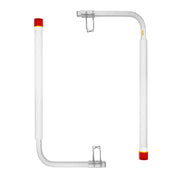 Boat Trailer Guide, 1.57M with LED Light Trailer Guide Poles, 2PCS Rustproof Galvanized Steel Trailer Guide V952-CTCDGDLX60YC6XY06V0