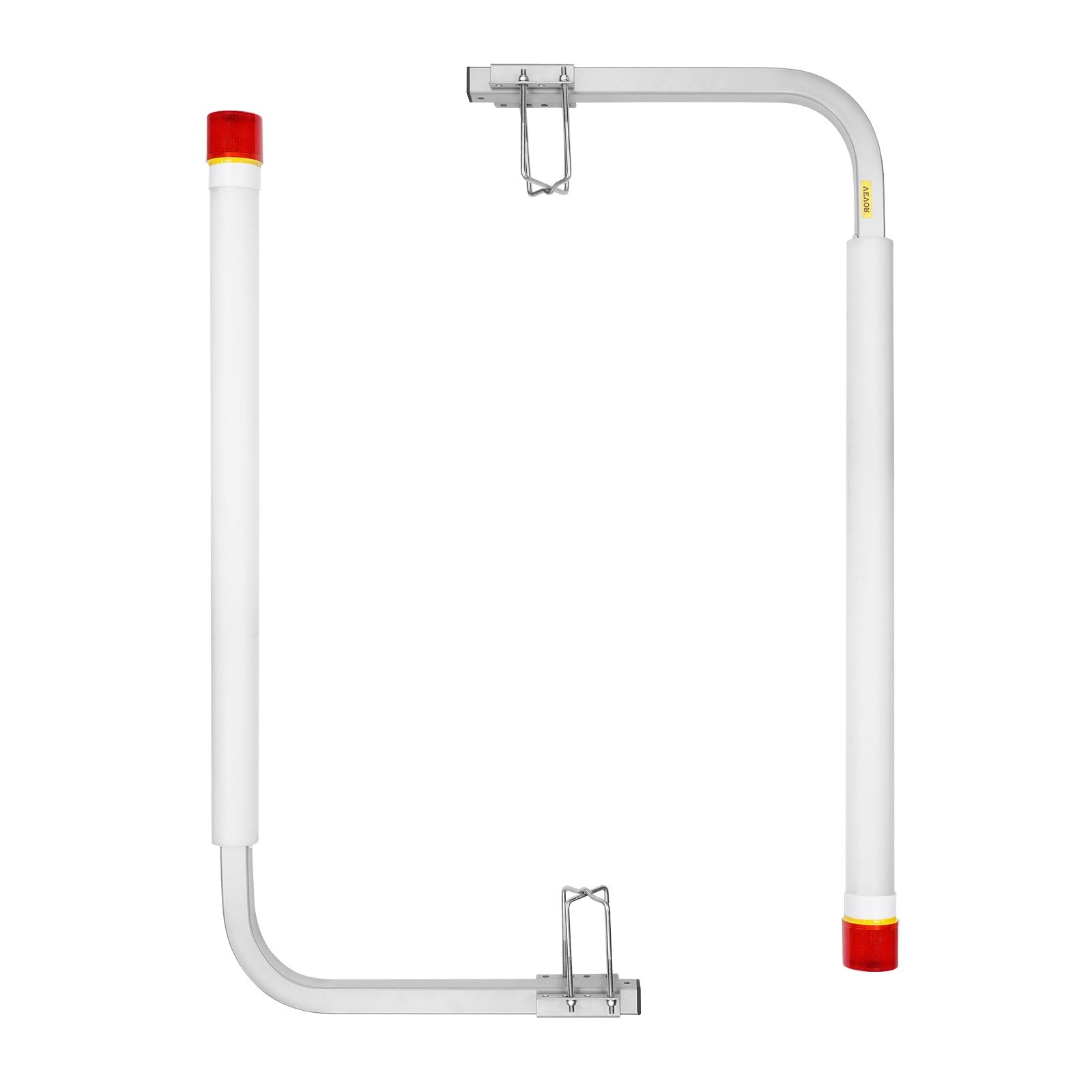 Boat Trailer Guide, 1.57M with LED Light Trailer Guide Poles, 2PCS Rustproof Galvanized Steel Trailer Guide V952-CTCDGDLX60YC6XY06V0