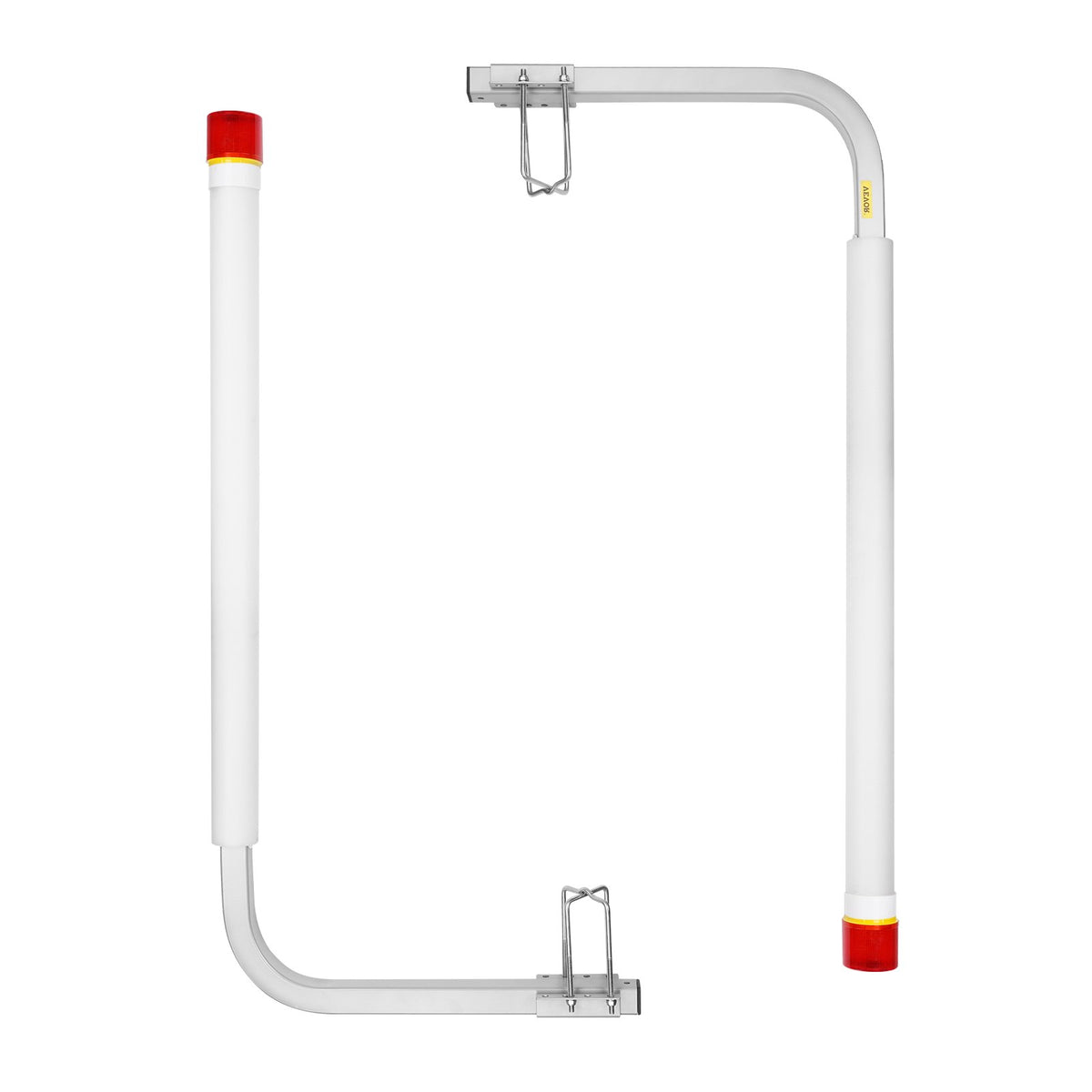Boat Trailer Guide, 1.57M with LED Light Trailer Guide Poles, 2PCS Rustproof Galvanized Steel Trailer Guide V952-CTCDGDLX60YC6XY06V0