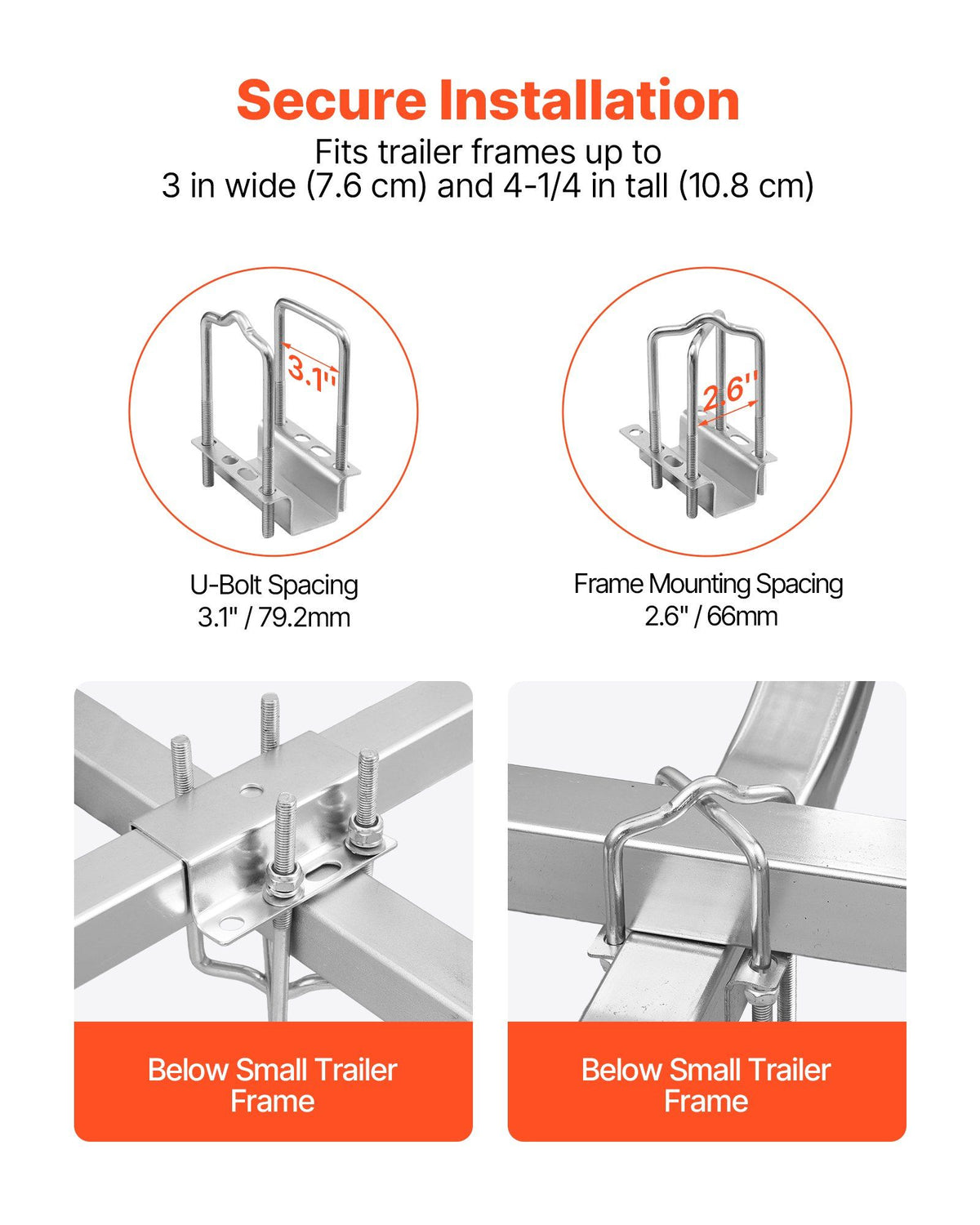 Boat Trailer Guide, 1175mm with LED Light Trailer Guide Poles, 2PCS High-Hardness Steel Guide-Ons, Wide V952-CTCDGDLXBS40N0BCN001Y3