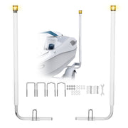 Boat Trailer Guide, 1670mm with LED Light Trailer Guide Poles, 2PCS High-Hardness Steel Guide-Ons, Wide V952-CTCDGDLXBS60WOR5F001Y3