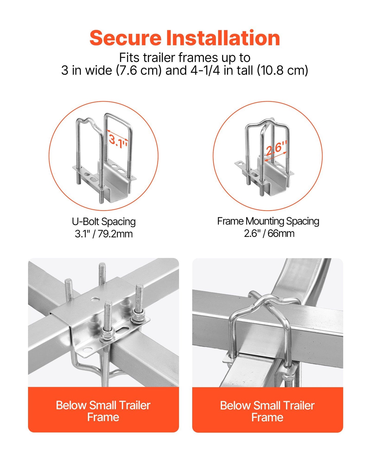 Boat Trailer Guide, 1670mm with LED Light Trailer Guide Poles, 2PCS High-Hardness Steel Guide-Ons, Wide V952-CTCDGDLXBS60WOR5F001Y3