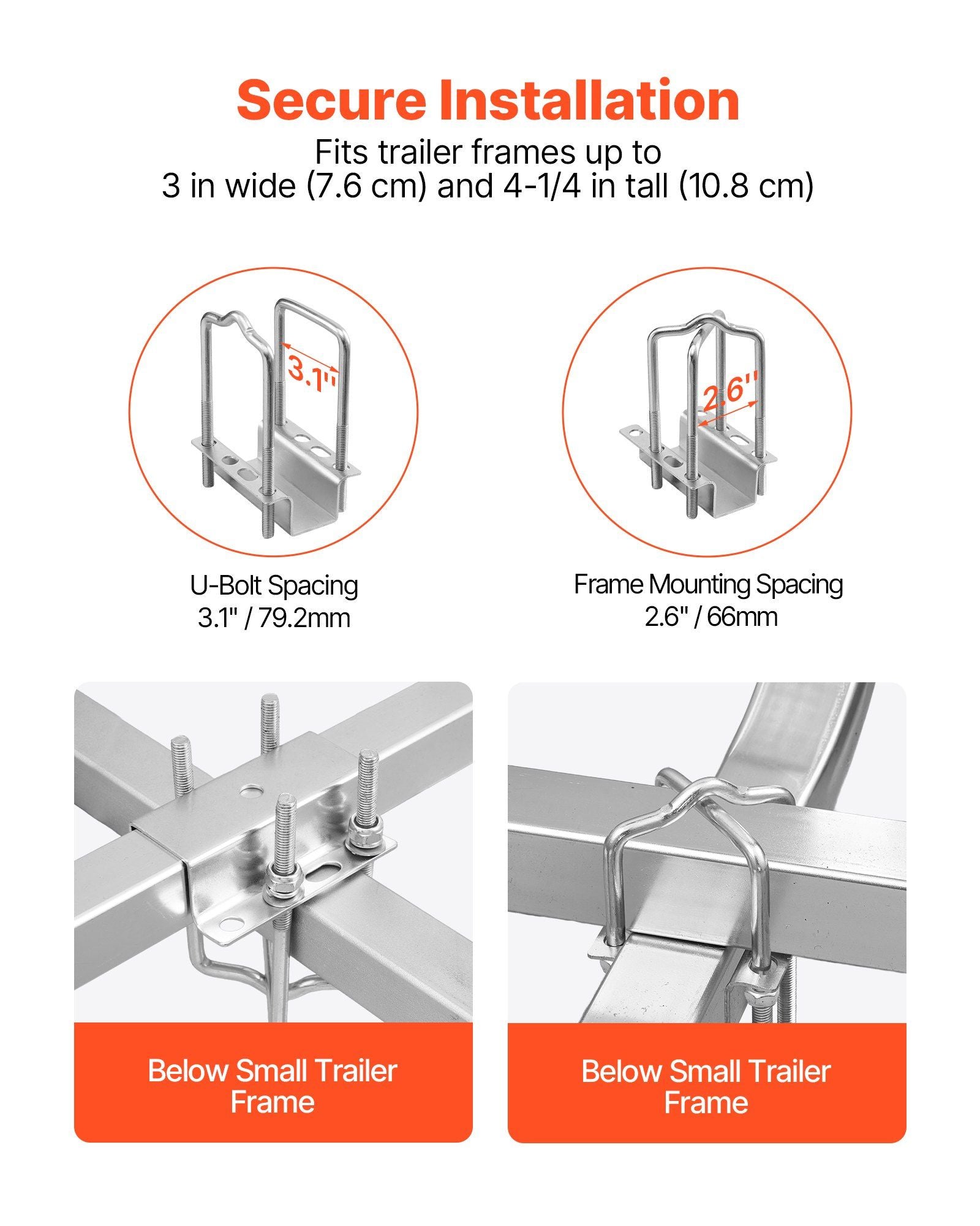 Boat Trailer Guide, 1670mm with LED Light Trailer Guide Poles, 2PCS High-Hardness Steel Guide-Ons, Wide V952-CTCDGDLXBS60WOR5F001Y3