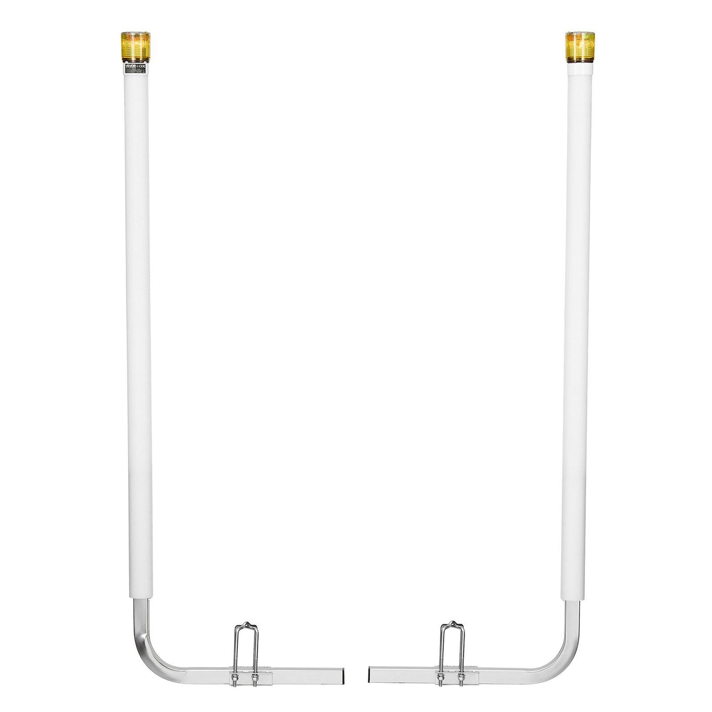Boat Trailer Guide, 1670mm with LED Light Trailer Guide Poles, 2PCS High-Hardness Steel Guide-Ons, Wide V952-CTCDGDLXBS60WOR5F001Y3