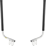 Boat Trailer Guide-ons, 40"", 2PCS Rustproof Galvanized Steel Trailer Guide ons, Trailer Guides with Black V952-CTCDGHYL40PVC20BOV0