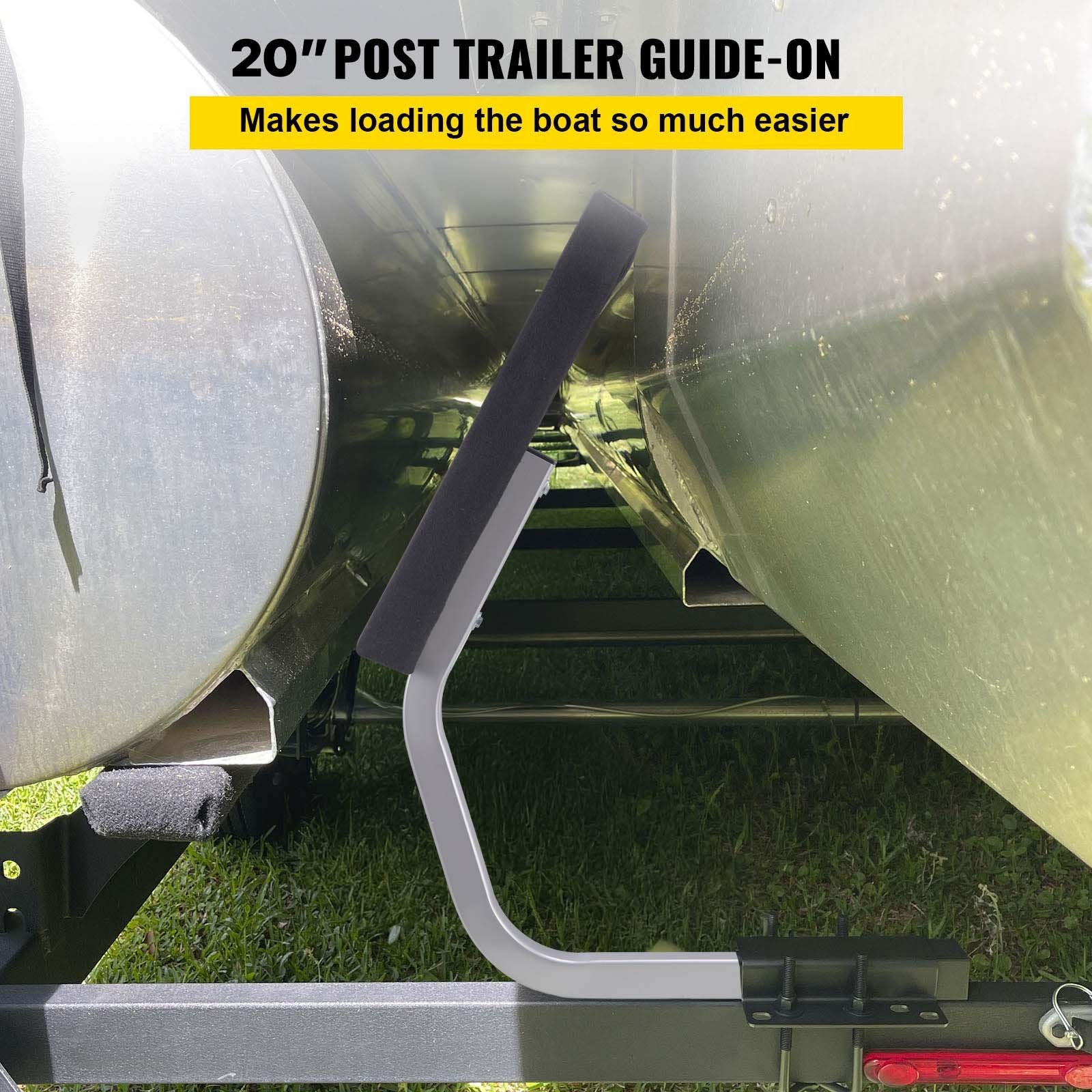 Boat Trailer Guide on, 24"", One Pair Trailer Pontoon Bunk Board Guide-ons, Steel Trailer Guides, Complete V952-CTCDGZYCDKC18JLBQV0