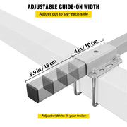 Boat Trailer Guide on, 24"", One Pair Trailer Pontoon Bunk Board Guide-ons, Steel Trailer Guides, Complete V952-CTCDGZYCDKC18JLBQV0