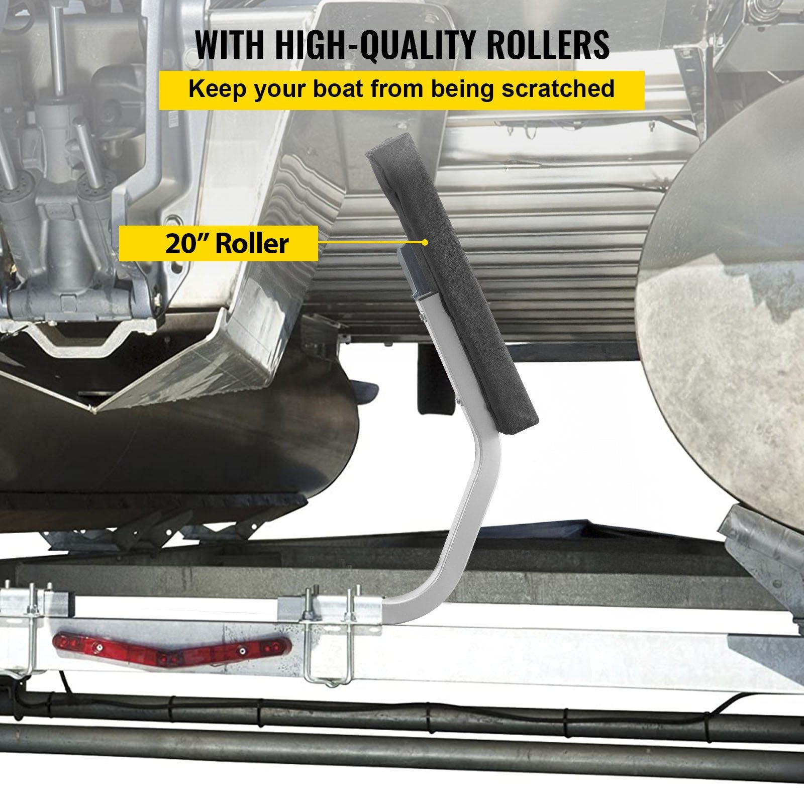 Boat Trailer Guide on, 24"", One Pair Trailer Pontoon Bunk Board Guide-ons, Steel Trailer Guides, Complete V952-CTCDGZYCDKC18JLBQV0