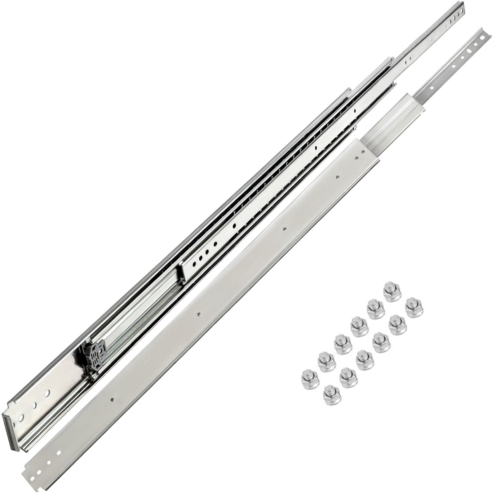 Drawer Slide Soft Close Drawer 1Pair 34" Ball Bearing Full Extension 500lb V952-CTDGBYCW500342RPVV0