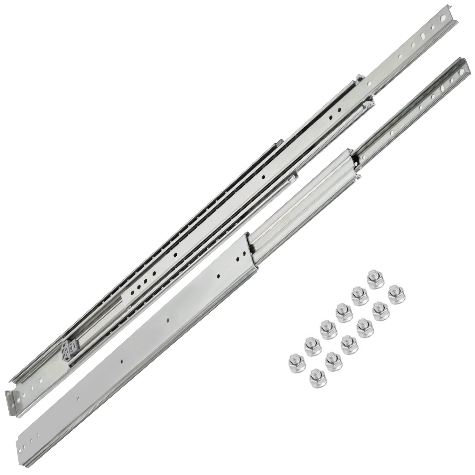 Drawer Slide Soft Close Drawer 1Pair 40" Ball Bearing Full Extension 500lb V952-CTDGBYCW500402FS6V0