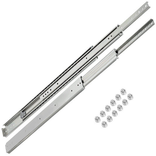 Drawer Slide Soft Close Drawer 1Pair 40" Ball Bearing Full Extension 500lb V952-CTDGBYCW500402FS6V0