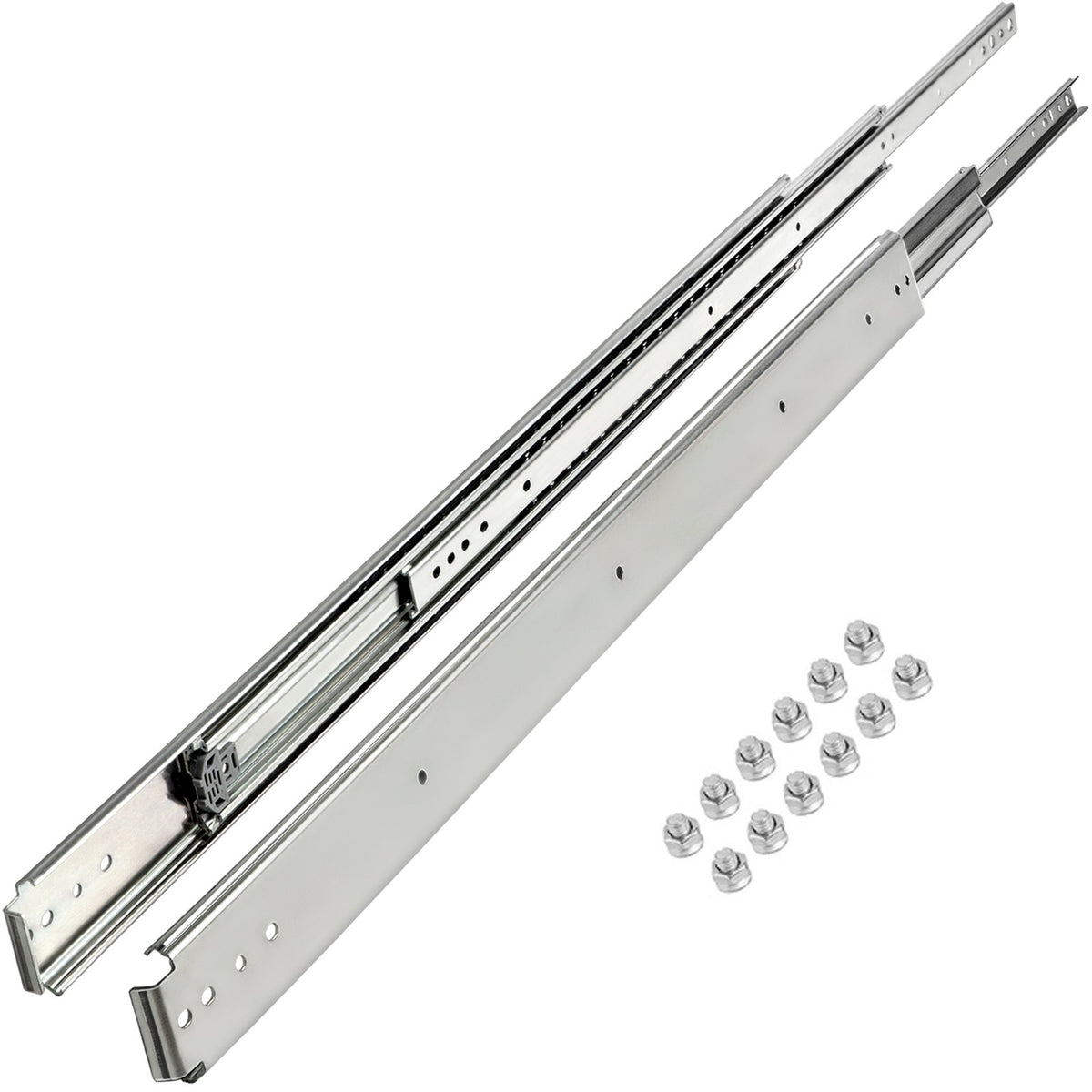 Drawer Slide Soft Close Drawer 1Pair 52" Ball Bearing Full Extension 500lb V952-CTDGBYCW50052HP23V0
