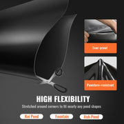 Pond Liner Fish Liner 10 x 15 ft 45 Mil EPDM Easy Cutting Underlayment V952-CTFSMHSEPDM10UJBQV0