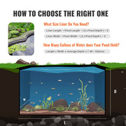Pond Liner Fish Liner 10 x 15 ft 45 Mil EPDM Easy Cutting Underlayment V952-CTFSMHSEPDM10UJBQV0