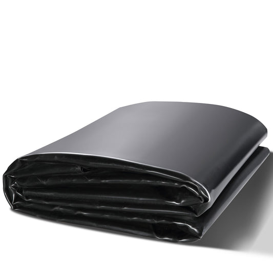Pond Liner, 6 x 7.6 m 45 Mil Thick, Pliable EPDM Material Pond Skins, Easy Cutting Underlayment for Fish or V952-CTFSMHSEPDM20SZTDV0