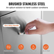 Pull Out Trash Drawer 50x58x57.4 cm Raised Style Trash Bin with Pull-Out Tray Stainless Steel Trash Drawer V952-CTGSHGLJCTG000001V0