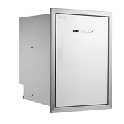 Pull Out Trash Drawer 50x58x57.4 cm Raised Style Trash Bin with Pull-Out Tray Stainless Steel Trash Drawer V952-CTGSHGLJCTG000001V0