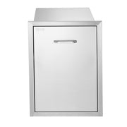Pull Out Trash Drawer 50x58x57.4 cm Raised Style Trash Bin with Pull-Out Tray Stainless Steel Trash Drawer V952-CTGSHGLJCTG000001V0