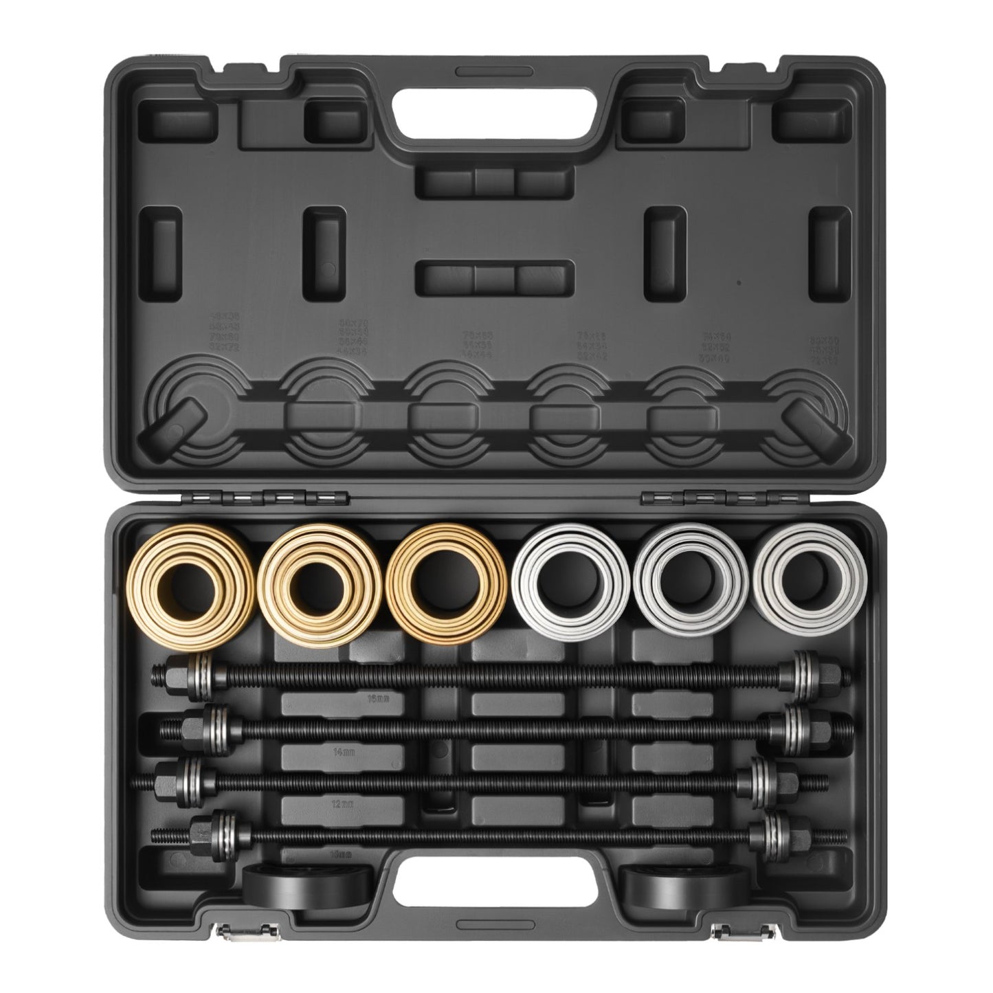 Pull and Press Sleeve Kit, 26 PCS, Steel Bush Removal Insertion Sleeve Tools with Carrying Case, Compatible V952-CTQCQTZ26JT0E8TU9002V0
