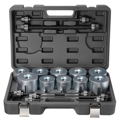 Pull and Press Sleeve Kit, 27 PCS, Steel Bush Removal Insertion Sleeve Tools with Carrying Case, Compatible V952-CTQCQTZ27JT0S6JTC002V0