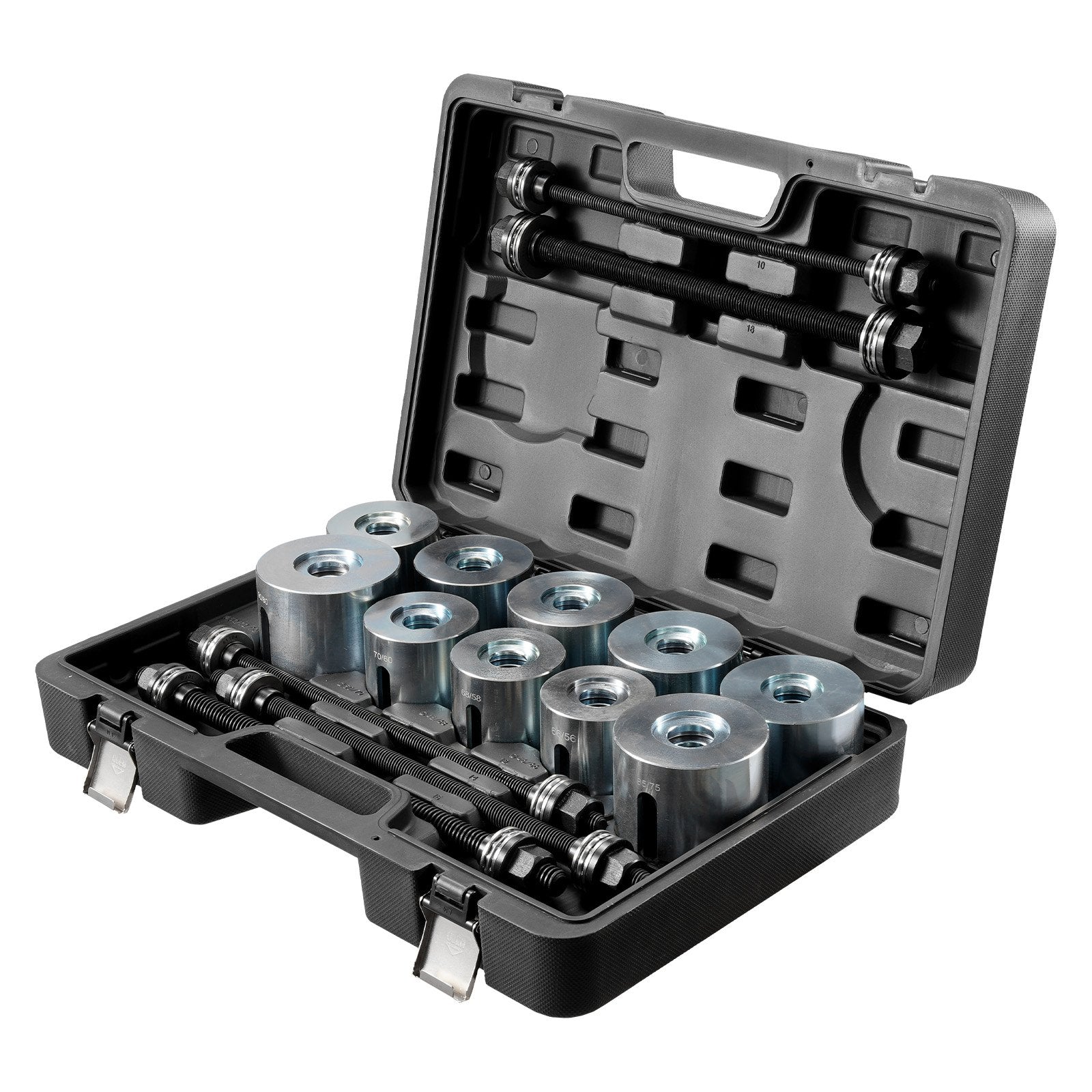 Pull and Press Sleeve Kit, 27 PCS, Steel Bush Removal Insertion Sleeve Tools with Carrying Case, Compatible V952-CTQCQTZ27JT0S6JTC002V0