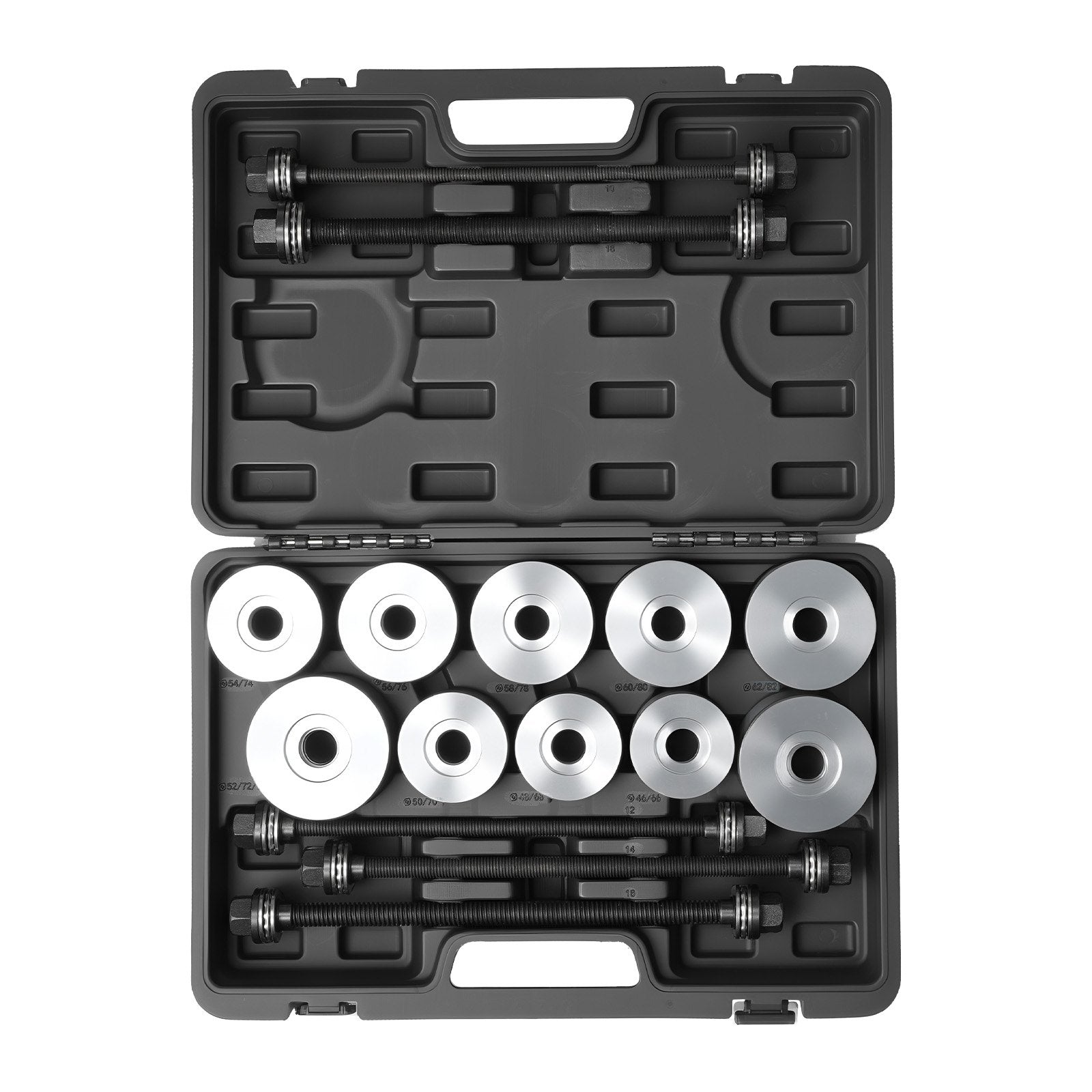 Pull and Press Sleeve Kit, 27 PCS, Steel Bush Removal Insertion Sleeve Tools with Carrying Case, Compatible V952-CTQCQTZ27JT0S6JTC002V0