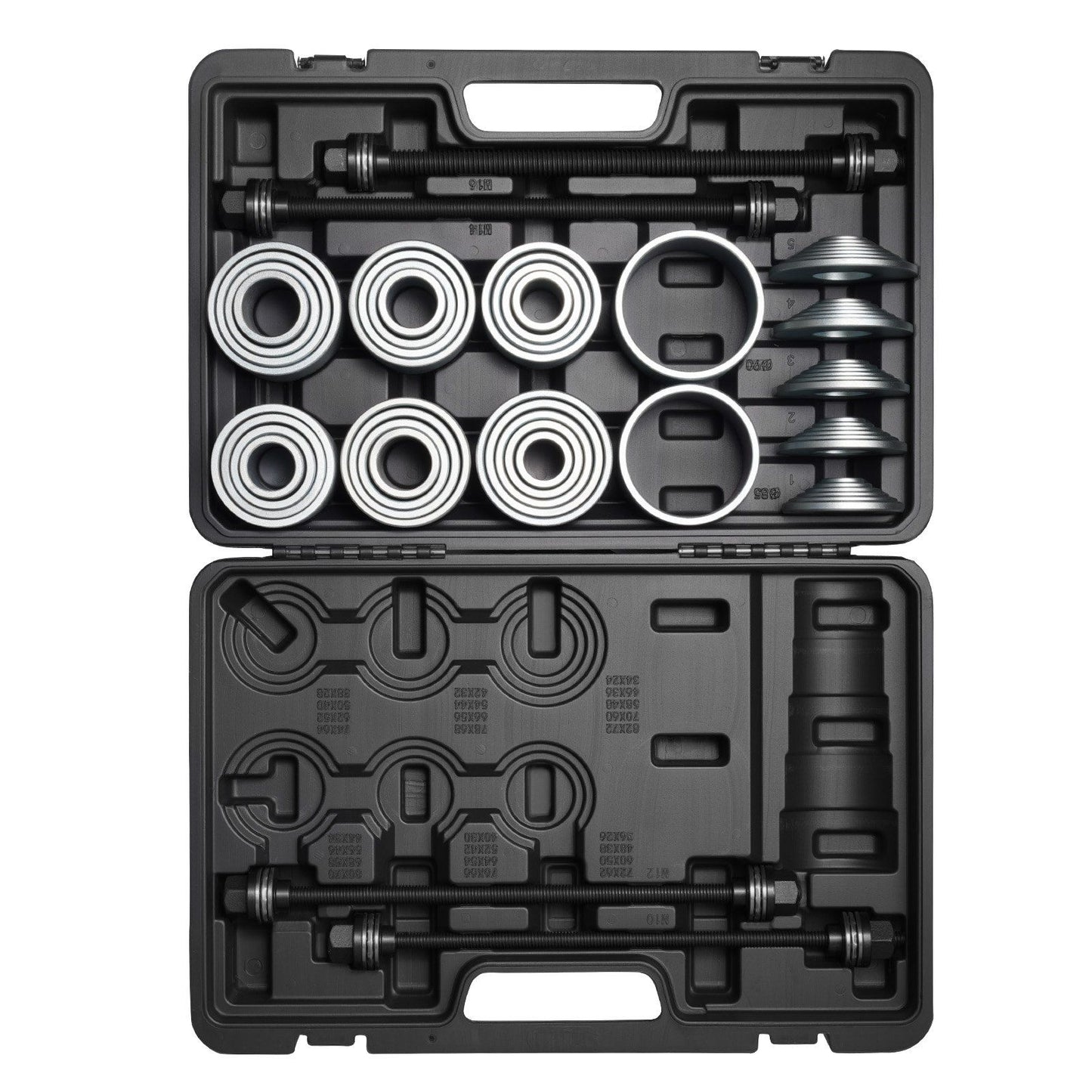 Pull and Press Sleeve Kit, 36 PCS, Steel Bush Removal Insertion Sleeve Tools with Carrying Case, Compatible V952-CTQCQTZ36JT0JI3U0002V0