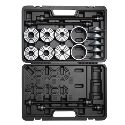 Pull and Press Sleeve Kit, 36 PCS, Steel Bush Removal Insertion Sleeve Tools with Carrying Case, Compatible V952-CTQCQTZ36JT0JI3U0002V0