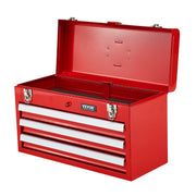 Tool Box 520 mm Portable Metal Tool Box 3 Drawers Tool Organizer Red V952-CTSBXSGJX20IEYVN5V0