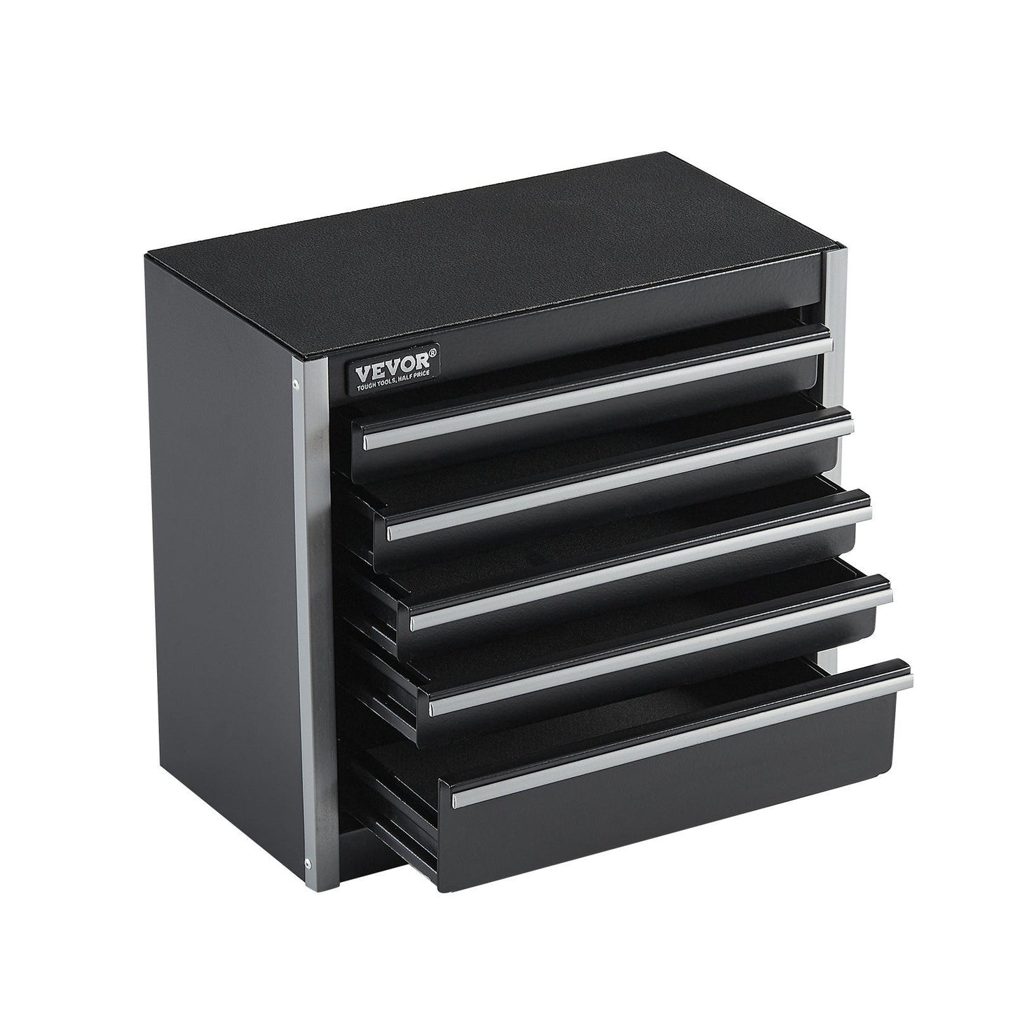 Metal Tool Box, 8.6-inch, Portable Metal Tool Box with 5 Drawers, Small Tool Chest with EVA Liners and PP V952-CTSBXSGJX86I4GRVMV0