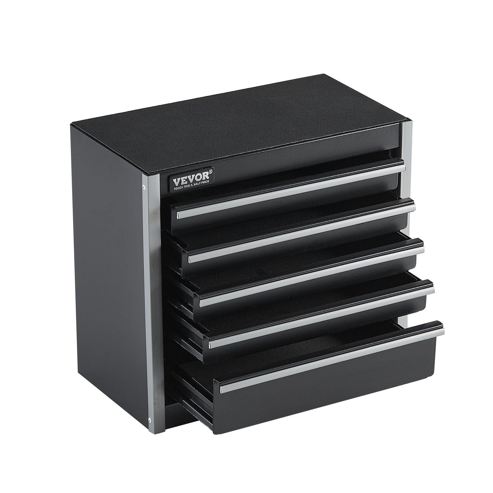 Metal Tool Box, 8.6-inch, Portable Metal Tool Box with 5 Drawers, Small Tool Chest with EVA Liners and PP V952-CTSBXSGJX86I4GRVMV0