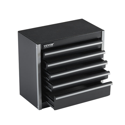 Metal Tool Box, 8.6-inch, Portable Metal Tool Box with 5 Drawers, Small Tool Chest with EVA Liners and PP V952-CTSBXSGJX86I4GRVMV0