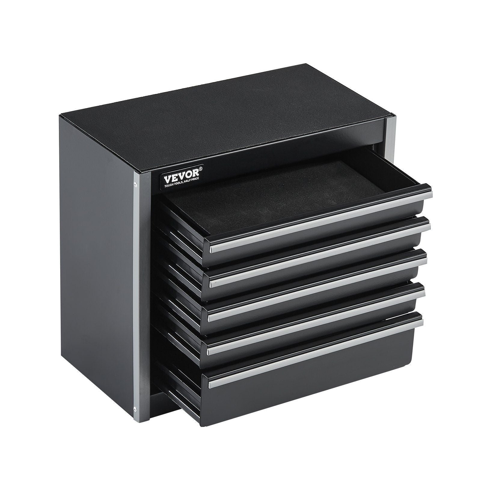Metal Tool Box, 8.6-inch, Portable Metal Tool Box with 5 Drawers, Small Tool Chest with EVA Liners and PP V952-CTSBXSGJX86I4GRVMV0