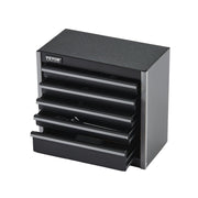 Metal Tool Box, 8.6-inch, Portable Metal Tool Box with 5 Drawers, Small Tool Chest with EVA Liners and PP V952-CTSBXSGJX86I4GRVMV0