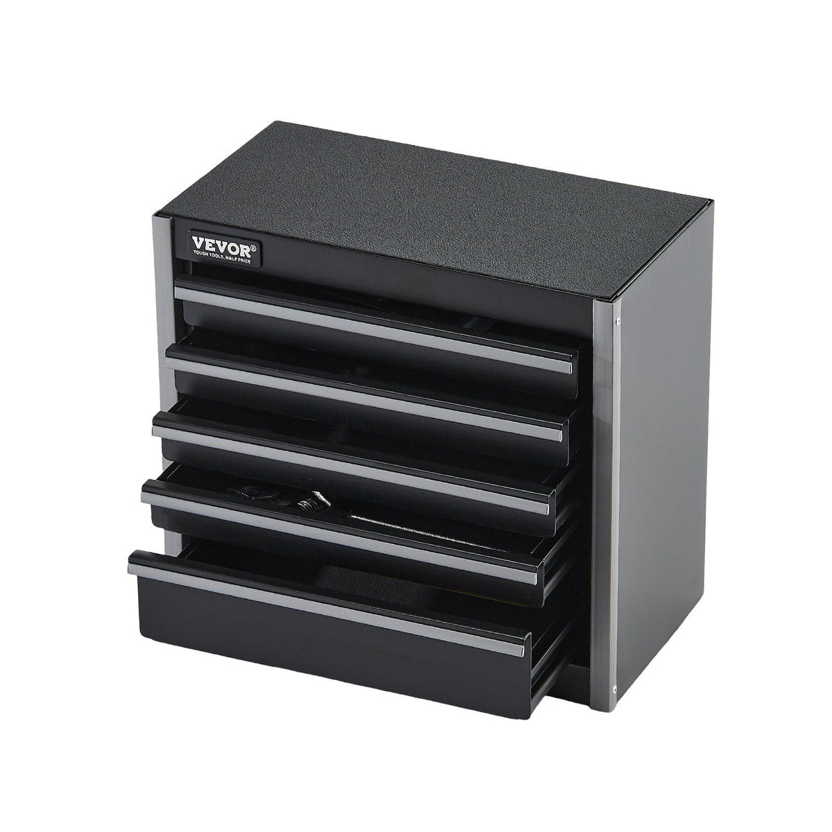 Metal Tool Box, 8.6-inch, Portable Metal Tool Box with 5 Drawers, Small Tool Chest with EVA Liners and PP V952-CTSBXSGJX86I4GRVMV0