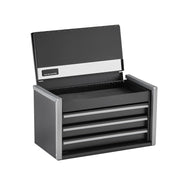 Metal Tool Box, 8.6-inch, Portable Metal Tool Box with 3 Drawers, Small Tool Chest with EVA Liners and PP V952-CTSBXSGJX86IACUDAV0