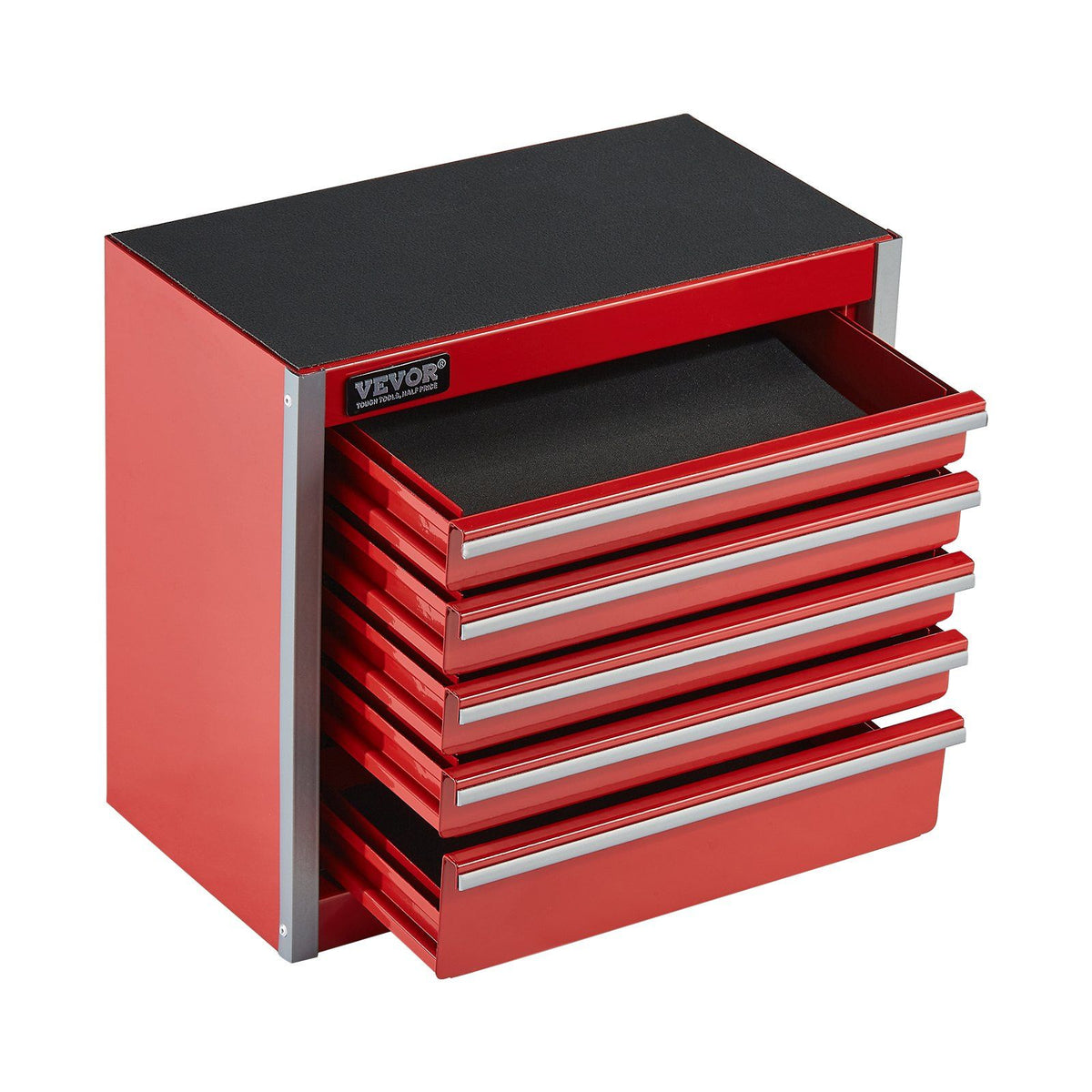 Metal Tool Box, 8.6-inch, Portable Metal Tool Box with 5 Drawers, Small Tool Chest with EVA Liners and PP V952-CTSBXSGJX86IY6PZFV0