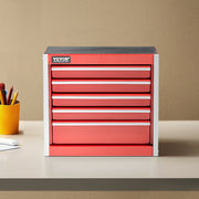Metal Tool Box, 8.6-inch, Portable Metal Tool Box with 5 Drawers, Small Tool Chest with EVA Liners and PP V952-CTSBXSGJX86IY6PZFV0