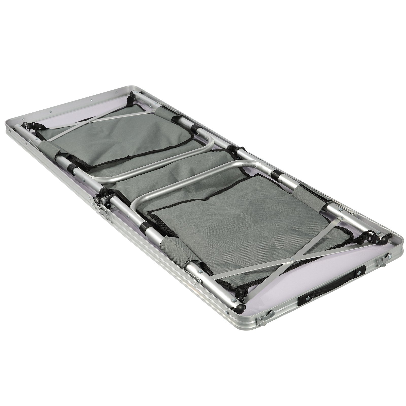 Camping Kitchen Table, Quick set-up Folding Camping Table with A Carrying Bag, 3 Adjustable Heights, MDF V952-CWJKYDCFHSHSB10K7V0
