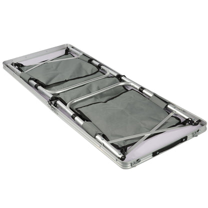 Camping Kitchen Table, Quick set-up Folding Camping Table with A Carrying Bag, 3 Adjustable Heights, MDF V952-CWJKYDCFHSHSB10K7V0