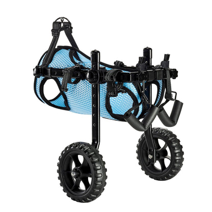 Dog Wheelchair for Back Legs, Adjustable 2 Wheels Pet Wheelchair, Lightweight Dog Cart with Shock-Absorbing V952-CWLYLLSXHSLLCWMCK001V0