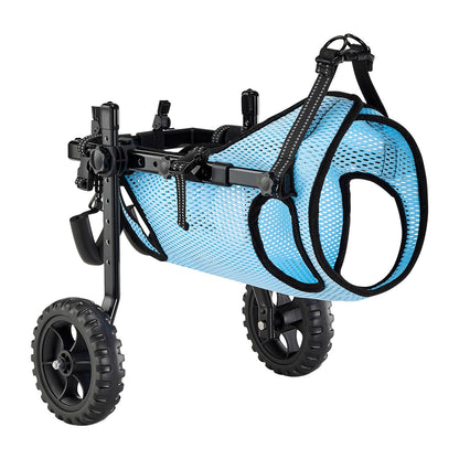 Dog Wheelchair for Back Legs, Adjustable 2 Wheels Pet Wheelchair, Lightweight Dog Cart with Shock-Absorbing V952-CWLYLLSZHMLLG0BX1001V0