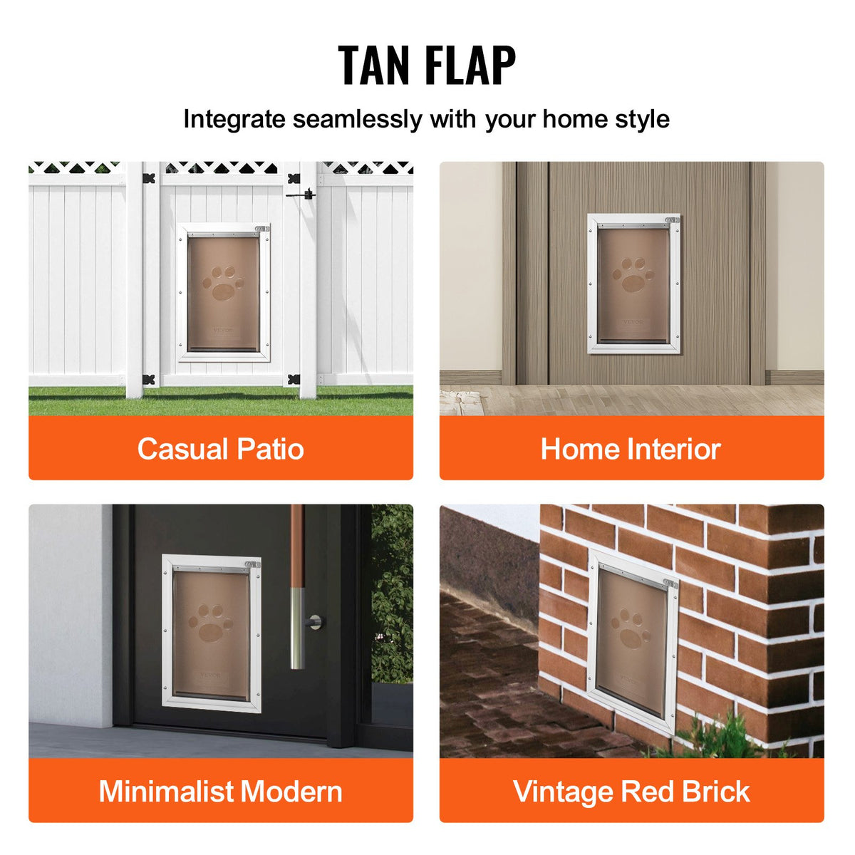 Pet Door Replacement Flap 20.96 x 31.12 cm Compatible with Pet Door V952-CWMTHFGMMPVCO59Y8V0