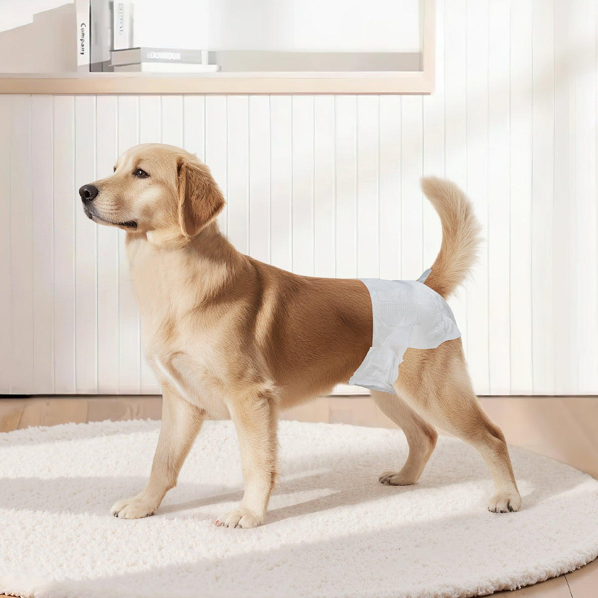 Disposable Dog Diapers, Super Absorbent Female Dog Diapers, 360 degrees Leak-Proof Female Doggy Pet Diaper V952-CWNBZNKMG144DSR9E001V0