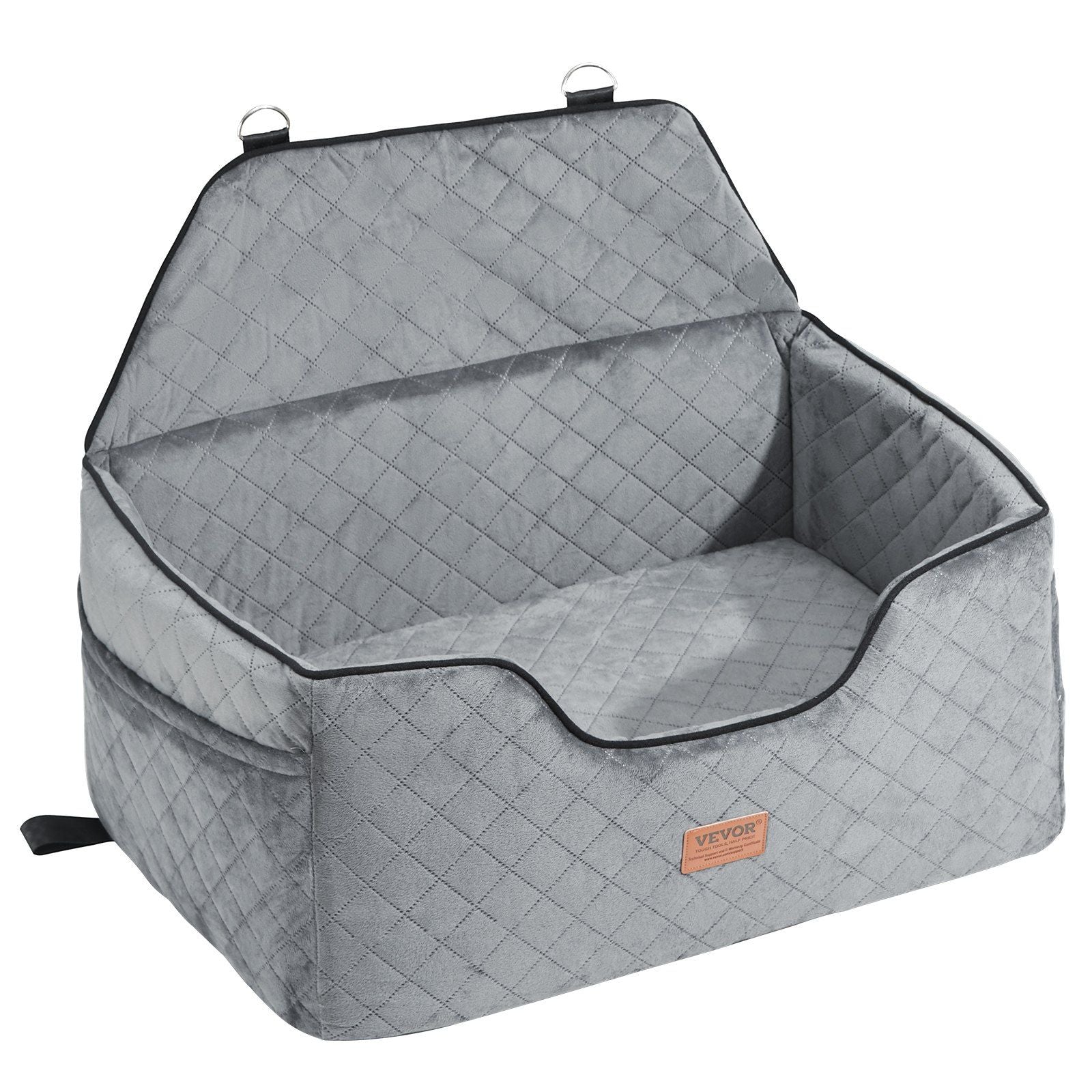 Dog Car Seat, Dog Booster Seat for Car with A Storage Pocket, Pet Car Seat with Clip-On Safety Leash, Sponge V952-CWZGQCZYHSSFWKF5YV0