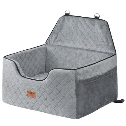 Dog Car Seat, Dog Booster Seat for Car with A Storage Pocket, Pet Car Seat with Clip-On Safety Leash, Sponge V952-CWZGQCZYHSSFWKF5YV0